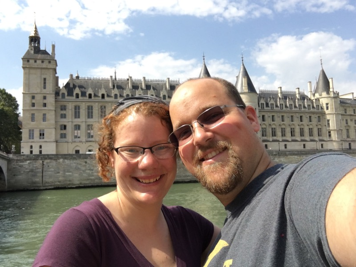along the Seine